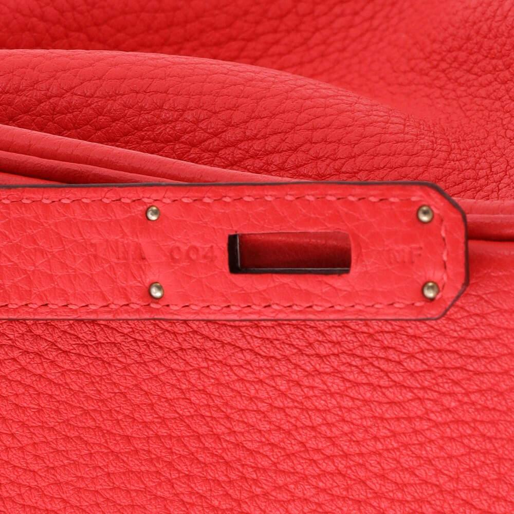 Hermes Birkin 30 Red Togo with Palladium Hardware - Picture 8 of 8